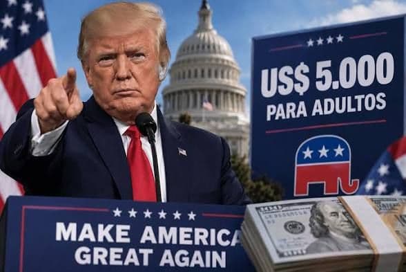 Trump promete cheque de 5 mil dólares por adulto caso republicanos vençam eleições intercalares