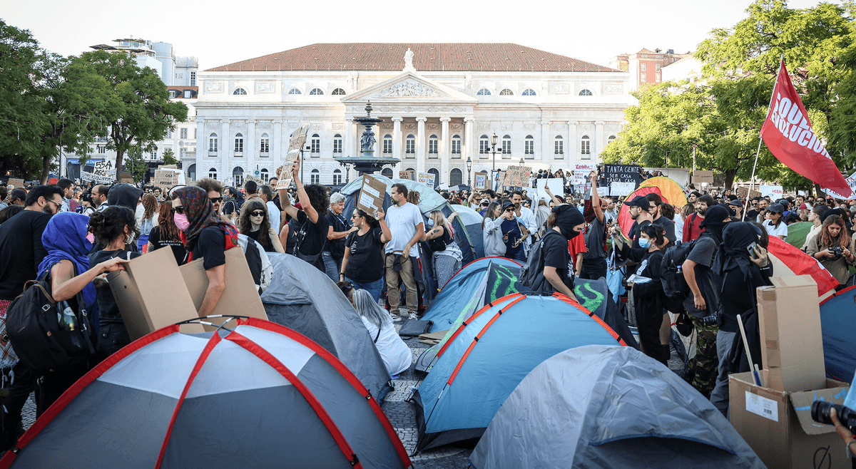 Protestos pela habitação e contra o aumento do custo de vida ganha força em Portugal