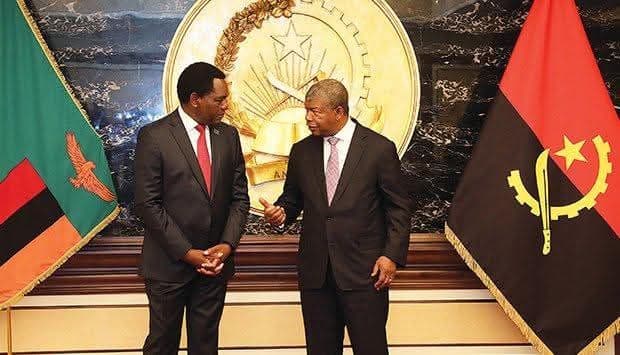 João Lourenço felicita Hakainde Hichilema pela reeleição na Zâmbia